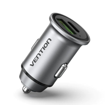 Comprar Carregador de Carro Vention 1x USB-Tipo C + 1x USB 20W - em Onbit
