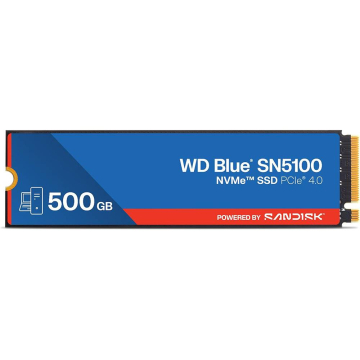 Comprar Disco SSD M.2 Western Digital WD Blue SN5100 500GB PCI Express 4.0 NVMe Gen4 3D NAND - em Onbit