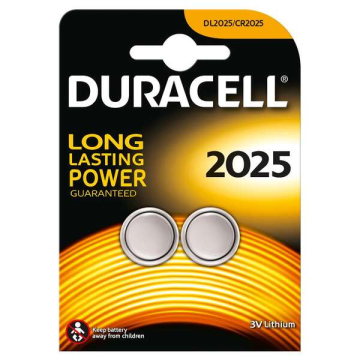 Comprar Pilhas de Lítio Duracell DL2025B2 Cell | CR2025 3V - Pack 2 unidades - em Onbit