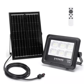 Comprar Foco Solar Led 100W 6500K 1000lm IP65 Aigostar c/ Controlo Remoto - em Onbit