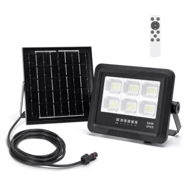 Comprar Foco Solar Led 50W 6500K 500lm IP65 Aigostar c/ Controlo Remoto - em Onbit