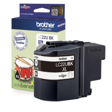 Comprar Tinteiro Brother Original LC22U BK Preto (LC22UBKBP) - em Onbit