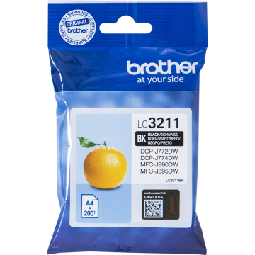 Comprar Tinteiro Brother Original LC3211BK Preto - em Onbit